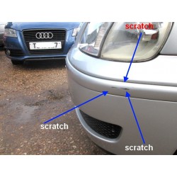 Polo MK5 silver complete front bumper 