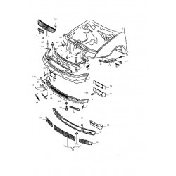 Audi S3 complete front/ rear bumper - BLACK