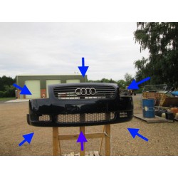 Audi TT 225 BHP front Black bumper
