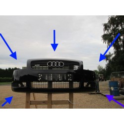 Audi TT 225 BHP front Black bumper