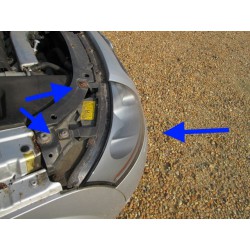 Audi TT Grey Xenon Headlights 