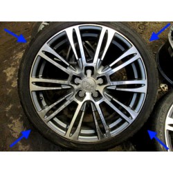 Audi S3 19inch Polished Alloy wheels