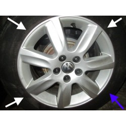 Polo mk8 6R alloy wheel - Riverside