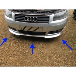 A3 Bumper S line - Silver 8P