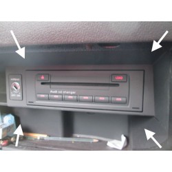 6 CD Changer concert stereo glove box - A3 