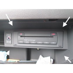 6 CD Changer concert stereo glove box - A3 