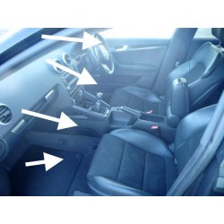 AUDI A3 Sportback S line black edition half leather Seats