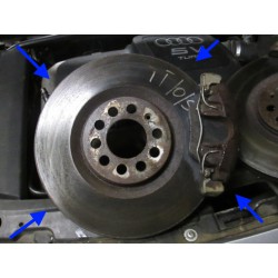 Audi TT 225BHP Brake Calipers discs carriers hoses pads