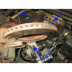 Audi TT 225BHP Brake Calipers discs carriers hoses pads