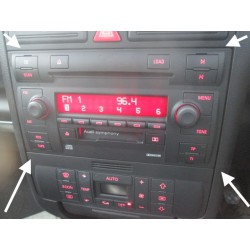 Audi A2 Double Din dashboard/ Climate control & Symphony Stereo 
