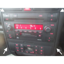 Audi A2 Double Din dashboard/ Climate control & Symphony Stereo 