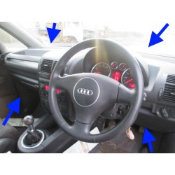 Audi A2 Double Din dashboard/ Climate control & Symphony Stereo 