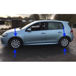 Golf mk6 GENUINE BLUEMOTION ALLOY WHEELS 15inch 