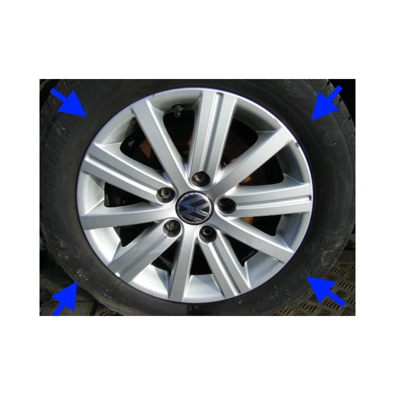 vw golf mk6 GENUINE PESCARO ALLOY WHEELS 16inch 