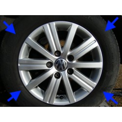 Golf MK6 BLUEMOTION ALLOY WHEELS 