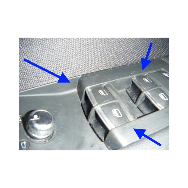 Audi A3 Aluminium window switches