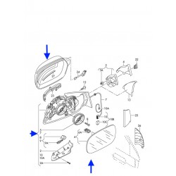 Audi S3 ALUMINIUM WING MIRRORS
