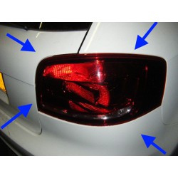 Audi A3 S3 Rear LED black edition cherry red lights