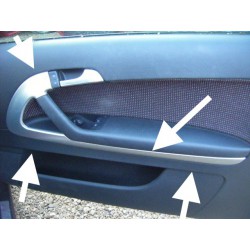 AUDI A3 S3 S LINE aluminium interior trim 