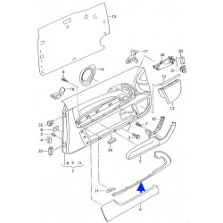 AUDI A3 S3 S LINE aluminium interior trim 