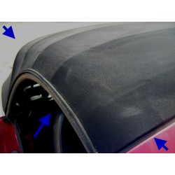 Audi TT GENUINE BLACK Convertible frame softop hood 