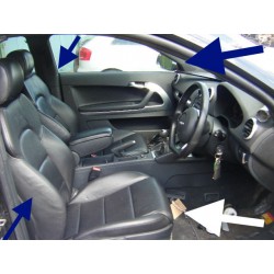 RED Electric Heated Leather seats - A3 3dr