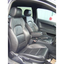 AUDI A3 2011 BLACK SOFT LEATHER S LINE Seats