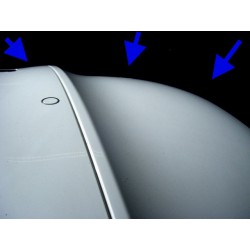 AUDI TT S LINE IBIS WHITE ORIGINAL REAR BUMPER