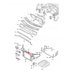 Audi TTS MK2  front panel radiator pack - original