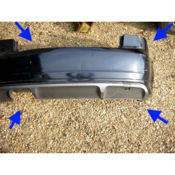 S3 Bumper Rear - 2011 - 3 Door - 8P