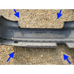 S3 Bumper Rear - 2011 - 3 Door - 8P