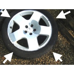 Audi TT 17" FAT 5 ORIGINAL tyres wheels