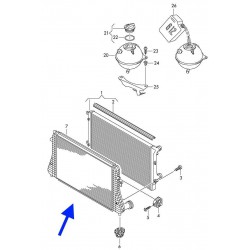 Audi TTS FRONT PANEL