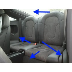 Audi TT BLACK Interior trim conversion package - mk2