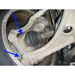 Audi TT  MK2 8J  ALUMINIUM HUB BEARING BALLJOINT ABS SENSOR