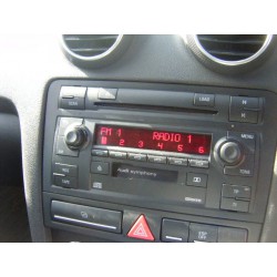 AUDI A3 Double din dashboard symphony cd stereo tape stereo cage manual 