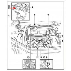 Variable intake manifold flap change-over valve