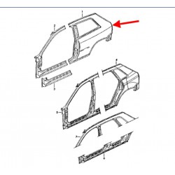 Driver side Quarter Panel  (S3 - Black)