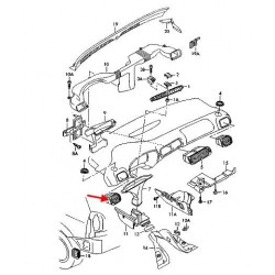 Passenger Side Dash Air Vent (S3 - facelift)
