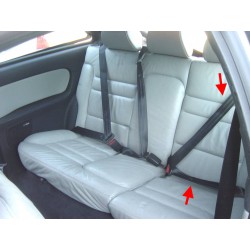 Passenger side rear seatbelt (S3 - facelift)