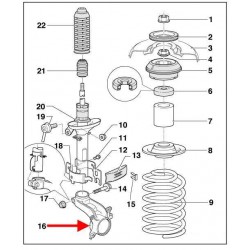 Passenger Side Hub (S3 - facelift)