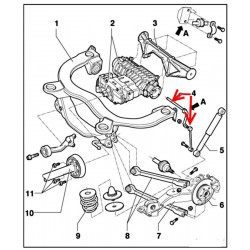 Rear Anti roll bar & drop links (S3 - facelift)
