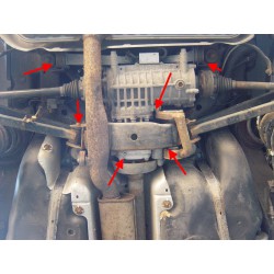 Subframe diff carrier (S3 - facelift)