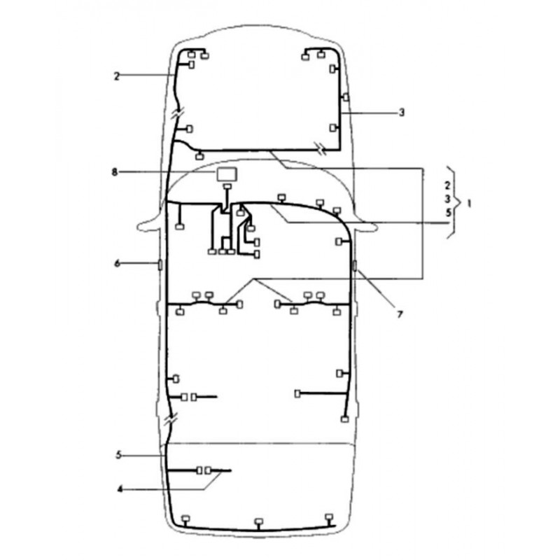 Interior wiring loom (S3 - BAM)