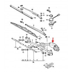 Wiper Motor Windscreen (S3 - facelift)