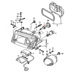 Xenon bulb (S3 - facelift)