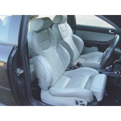 S3 Recaro Grey Electric Leather Seats