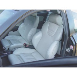 S3 Recaro Grey Electric Leather Seats
