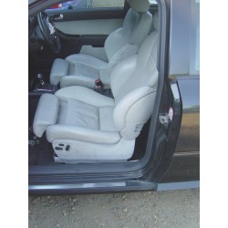 S3 Recaro Grey Electric Leather Seats