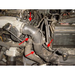 Throttle body to intercooler hose (S3 - BAM)